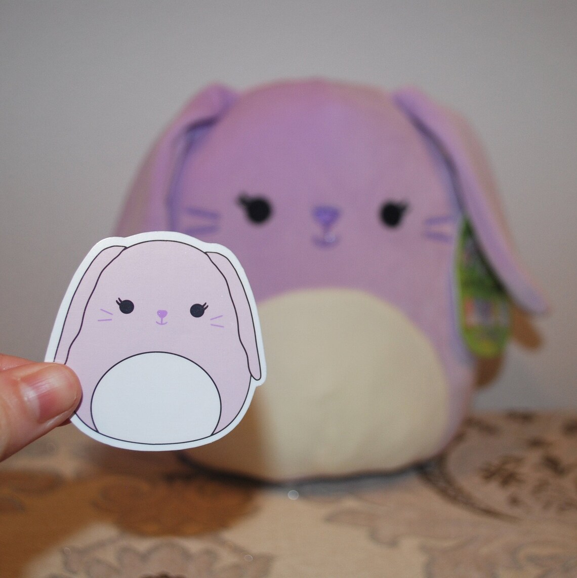 Bubbles the Bunny Squishmallow 7in and Sticker 2021 Easter | Etsy