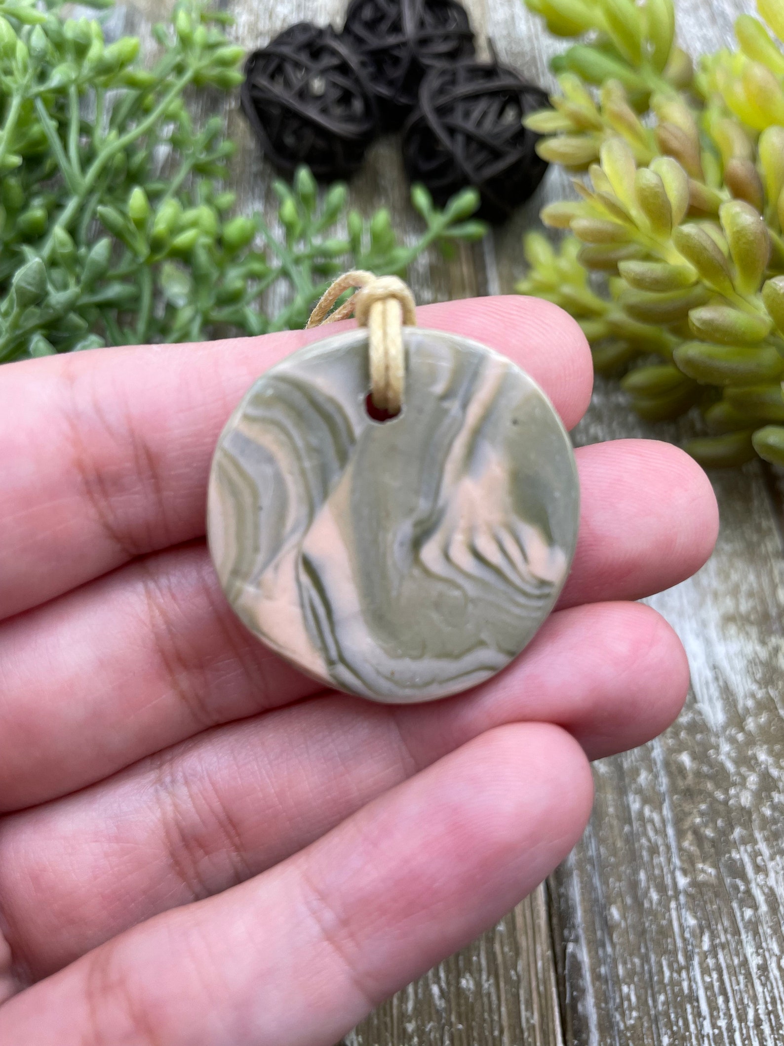 Fire li Trigram/i-ching Pendant Handmade Taoist Necklace - Etsy