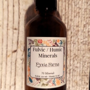 Organic 70 Mineral Drops - Fulvic & Humic Enriched - Potent Natural Supplement