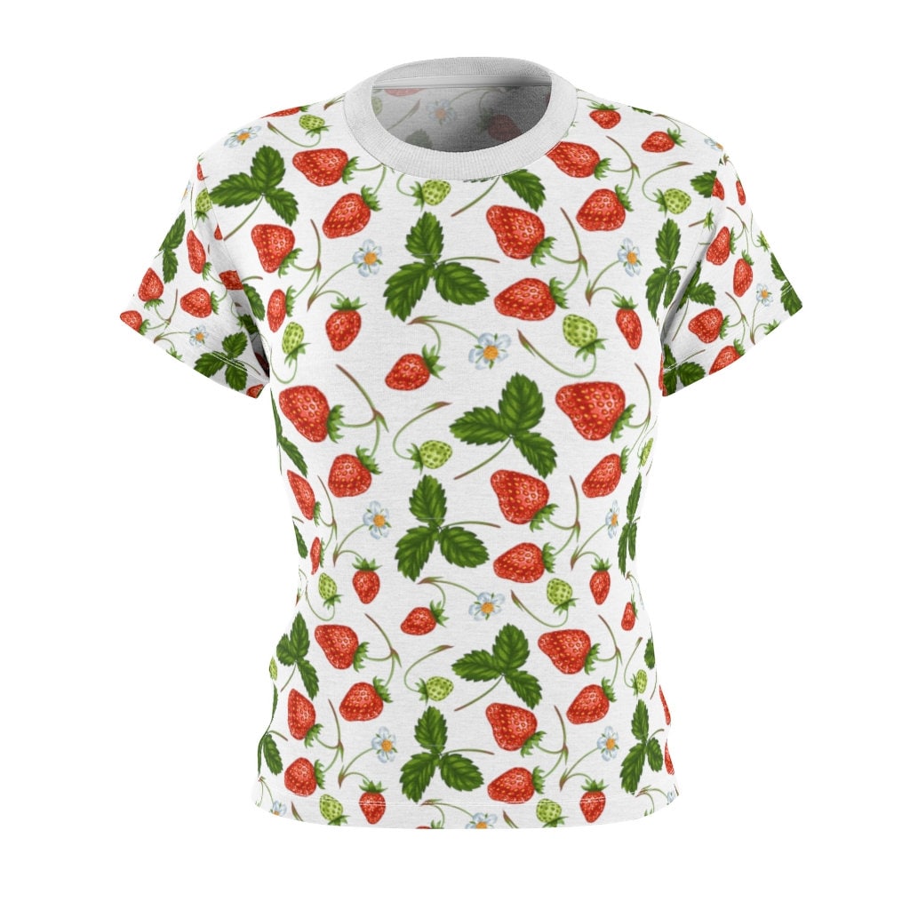 Women's Strawberry Shirt Strawberries Shirt Women's Etsy