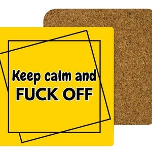 Keep Calm Coaster: The Ultimate Stress Relief, Funny Coaster