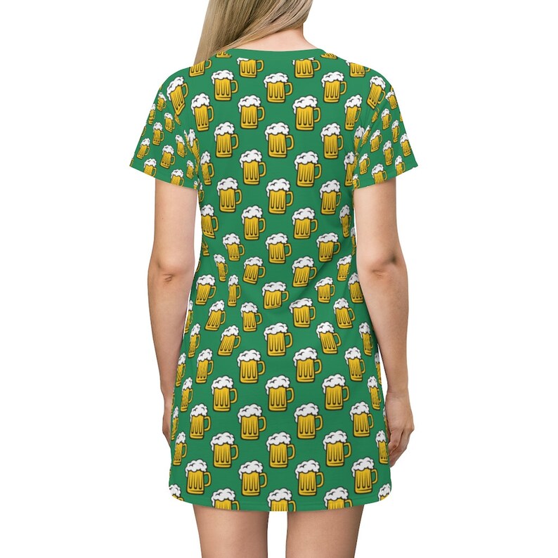 beers Beer Gag Gift for woman St Patricks Day T-shirt Dress Funny Dress Beer Dress Women/'s Dress Green Beer T-Shirt Dress