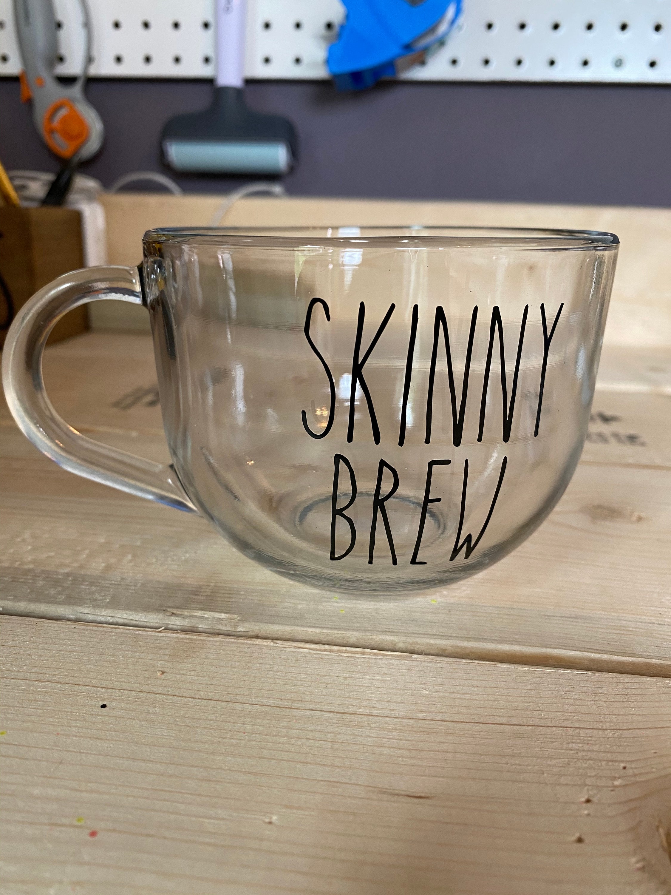 Clear glass mugsPersonalized mugsIt Works Personalized Etsy