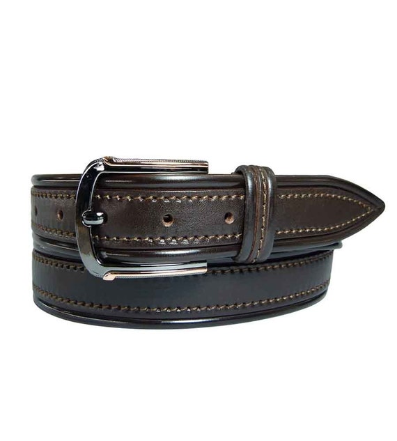 Elegant Brown Leather Belt Brown elegant belt | Cuadra main image 3