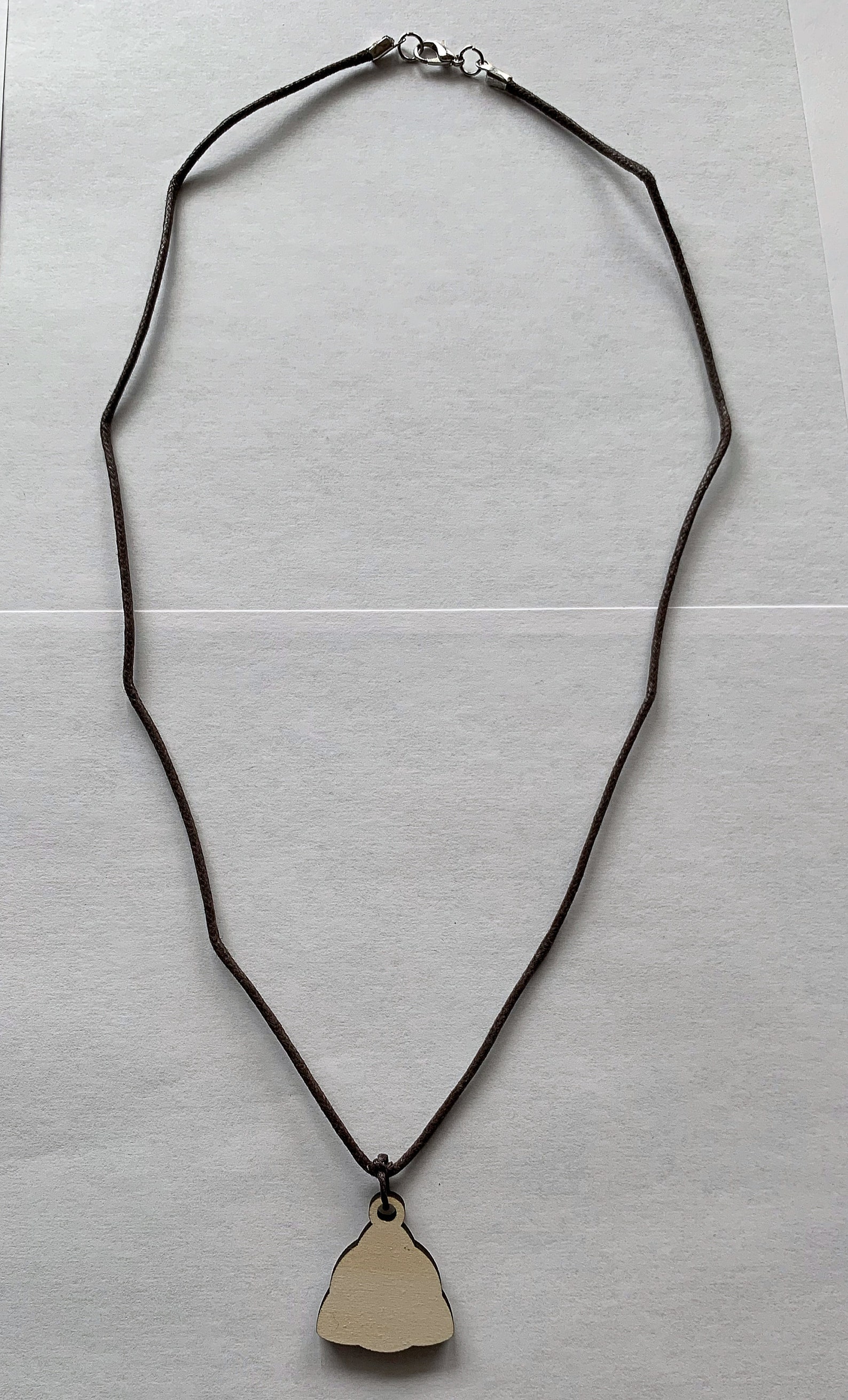 Collar grabado con láser Triquetra Etsy