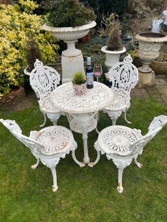 Cast iron patio furniture sets hotsell