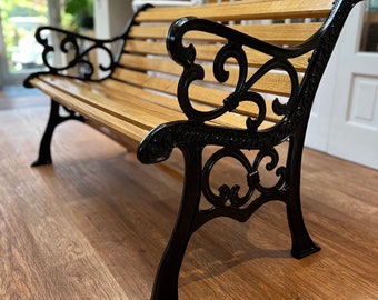 Cast Iron Bench Done Deal Garden Bench Fully Restored Cast Iron
