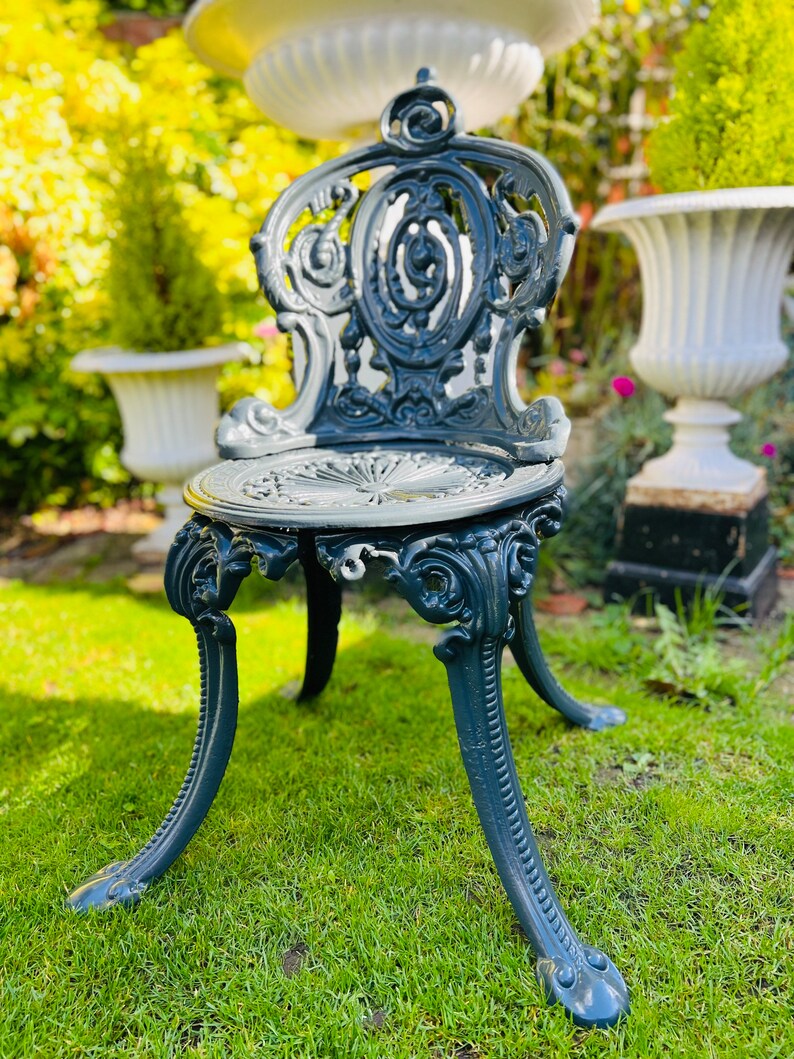 Victorian Garden Cast Iron Patio Set Etsy UK