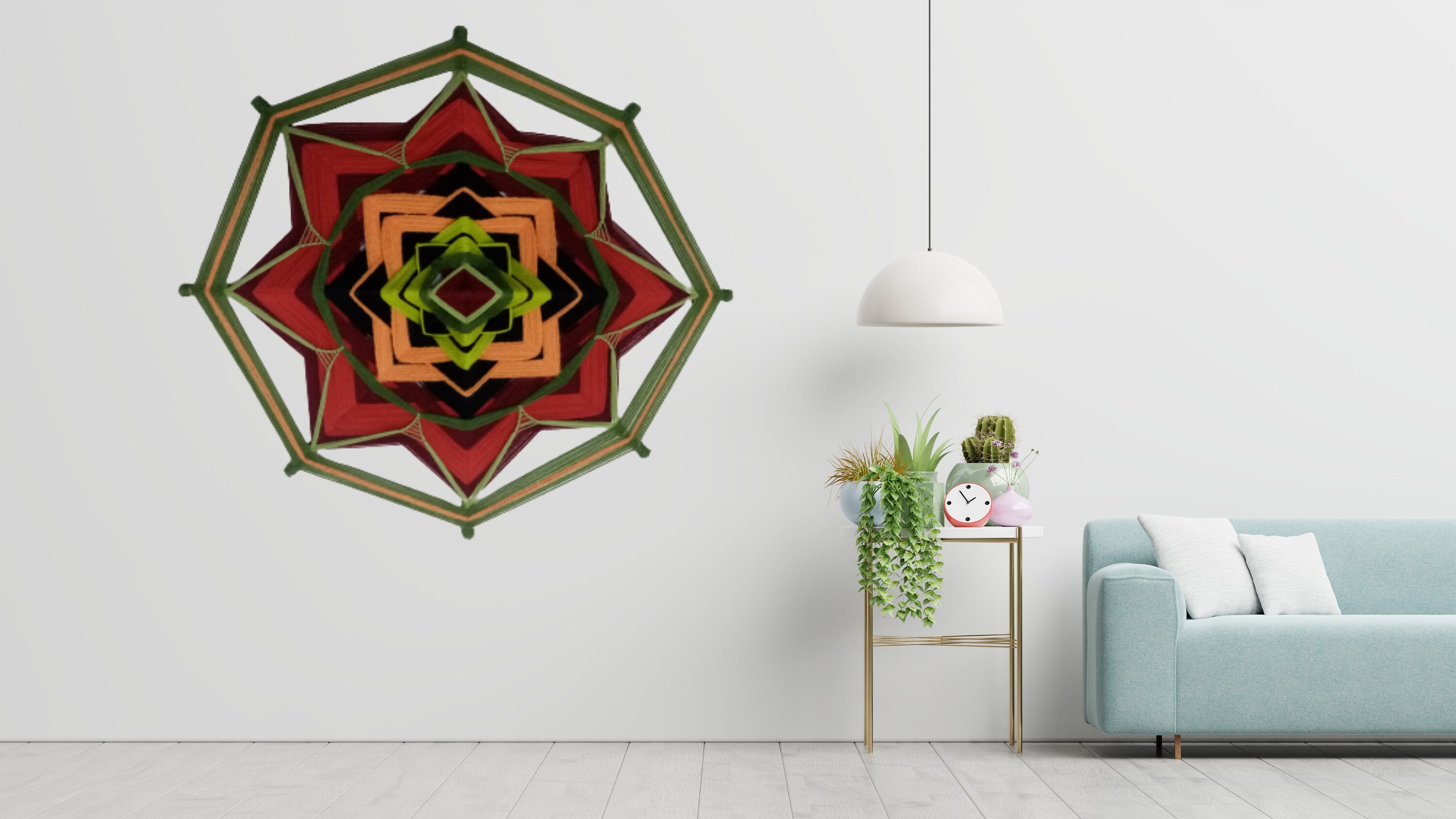 Colgante de la pared de Mandala | Etsy
