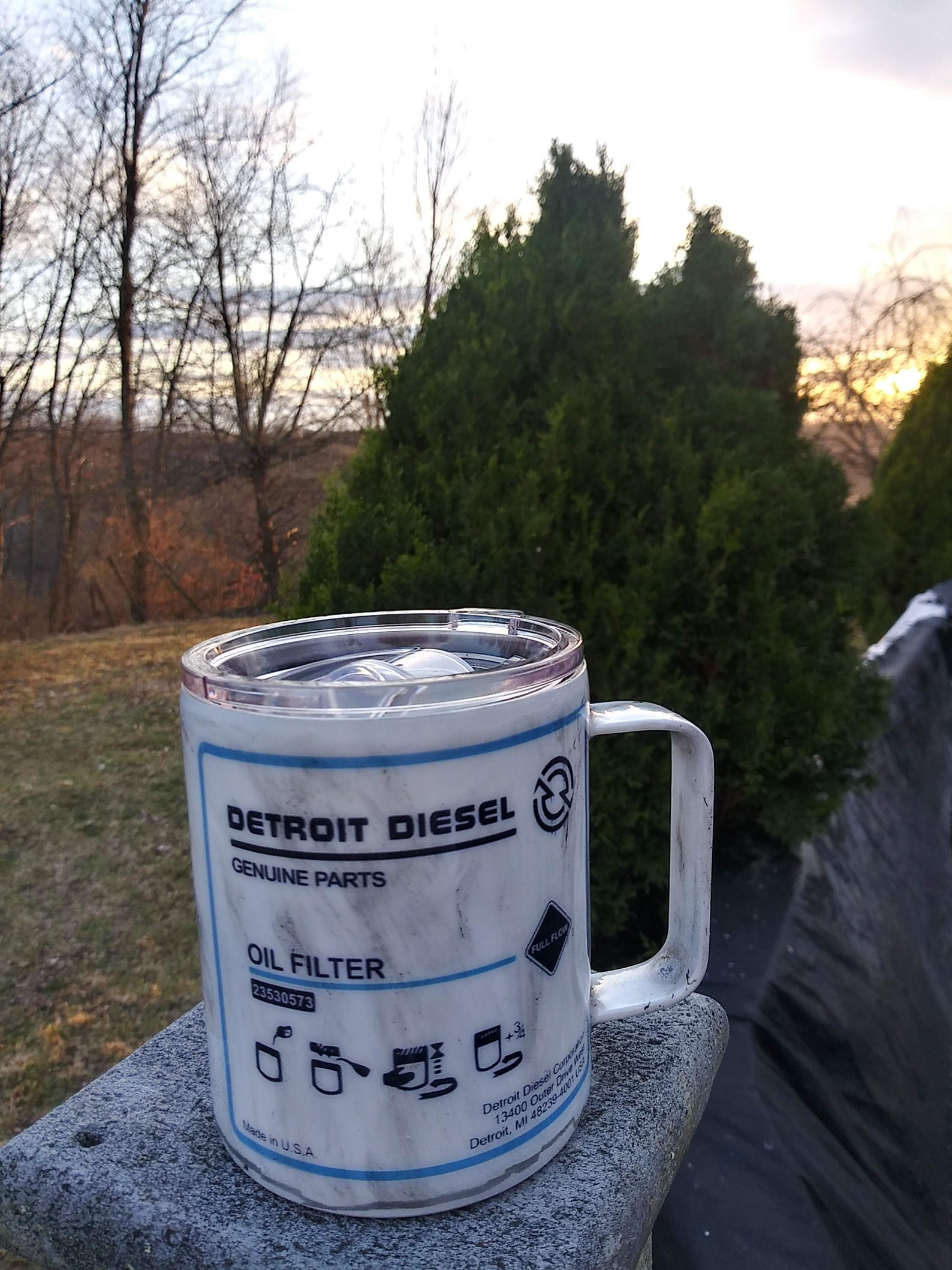 Detroit Diesel Oil Filter Custom Tumbler Heavy Equipment Etsy