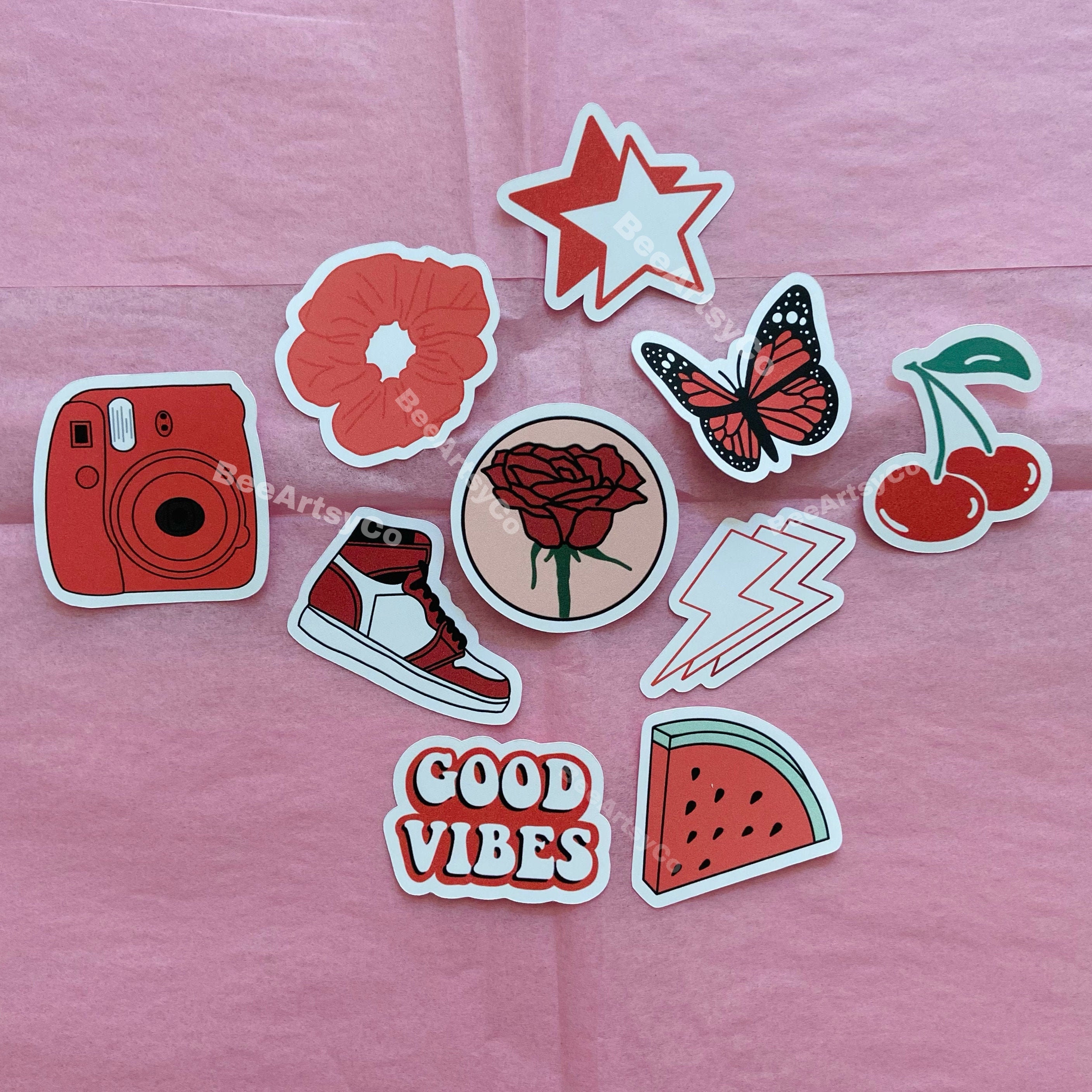 Red stickers deals
