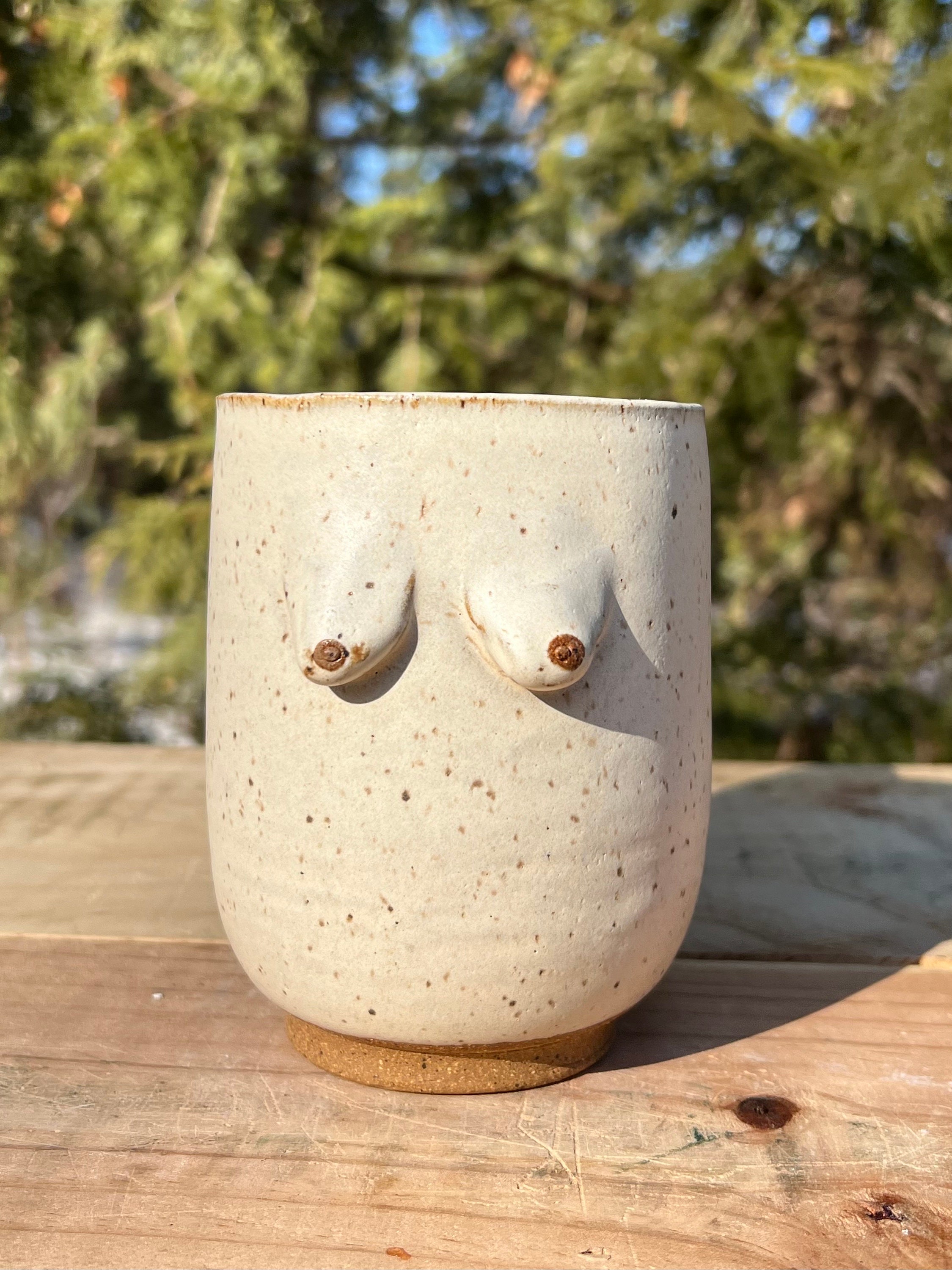 MADE TO ORDER Speckled Boob Mugs