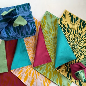 Heirloom 2 Furoshiki reusable fabric giftwrap, Made in Lutruwita Tasmania image 2