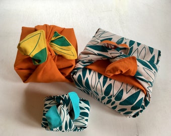 Heirloom 2  - Furoshiki reusable fabric giftwrap, Made in Lutruwita (Tasmania)