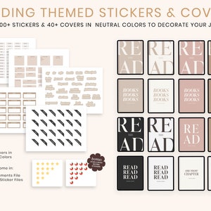 Digital Reading Journal, Digital Reading Planner, Digital Journal ...