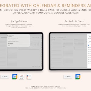 2026 Digital Planner, 2026 Landscape Planner, 2026 Planner, 2026 Dated Planner, Hyperlinked Digital Life Planner, GoodNotes 2026 Planner afbeelding 2