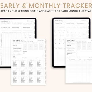 Digital Reading Journal, Digital Reading Planner, Digital Journal, Goodnotes Journal, Book Review, Reading Log, Reading Tracker, Bookshelf image 6