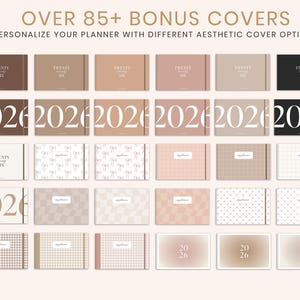 2026 Digital Planner, 2026 Landscape Planner, 2026 Planner, 2026 Dated Planner, Hyperlinked Digital Life Planner, GoodNotes 2026 Planner afbeelding 9