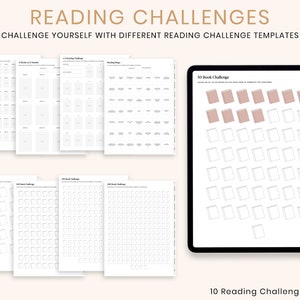 Digital Reading Journal, Digital Reading Planner, Digital Journal, Goodnotes Journal, Book Review, Reading Log, Reading Tracker, Bookshelf image 8