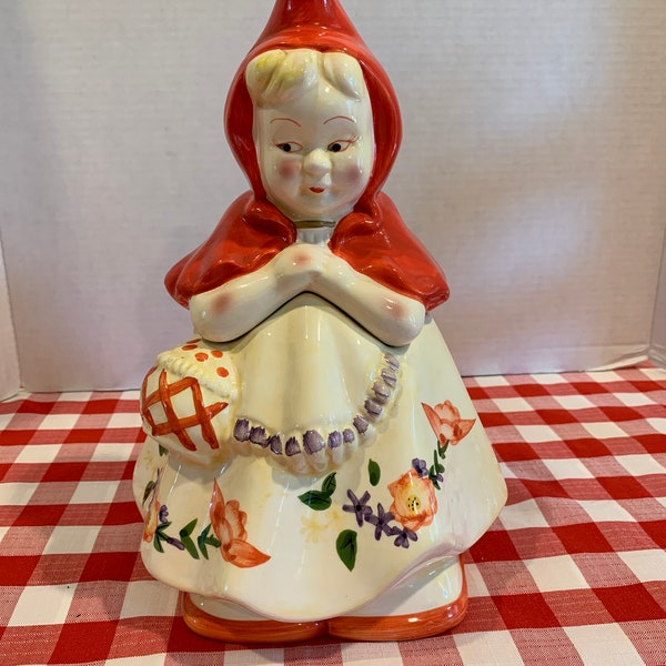 Little Red Riding Hood Cookie Jar - Etsy