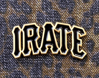 Irate 2" zachte emaille pin Pittsburgh Pirates