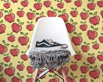 Apfel | Apple Abnehmbare Tapete | Schälen und aufkleben Wandbild | Wanddeko #53