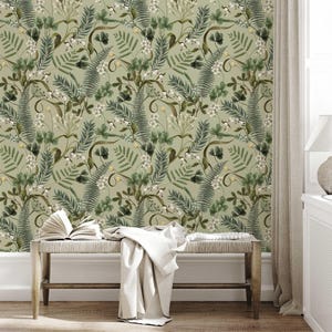 Banana Leaves Wallpaper | Peel and Stick | Tropical Wallpaper | Wall Decore | Art Deco Wallpaper | Botanical Wallpaper | Leaf Wallpaper