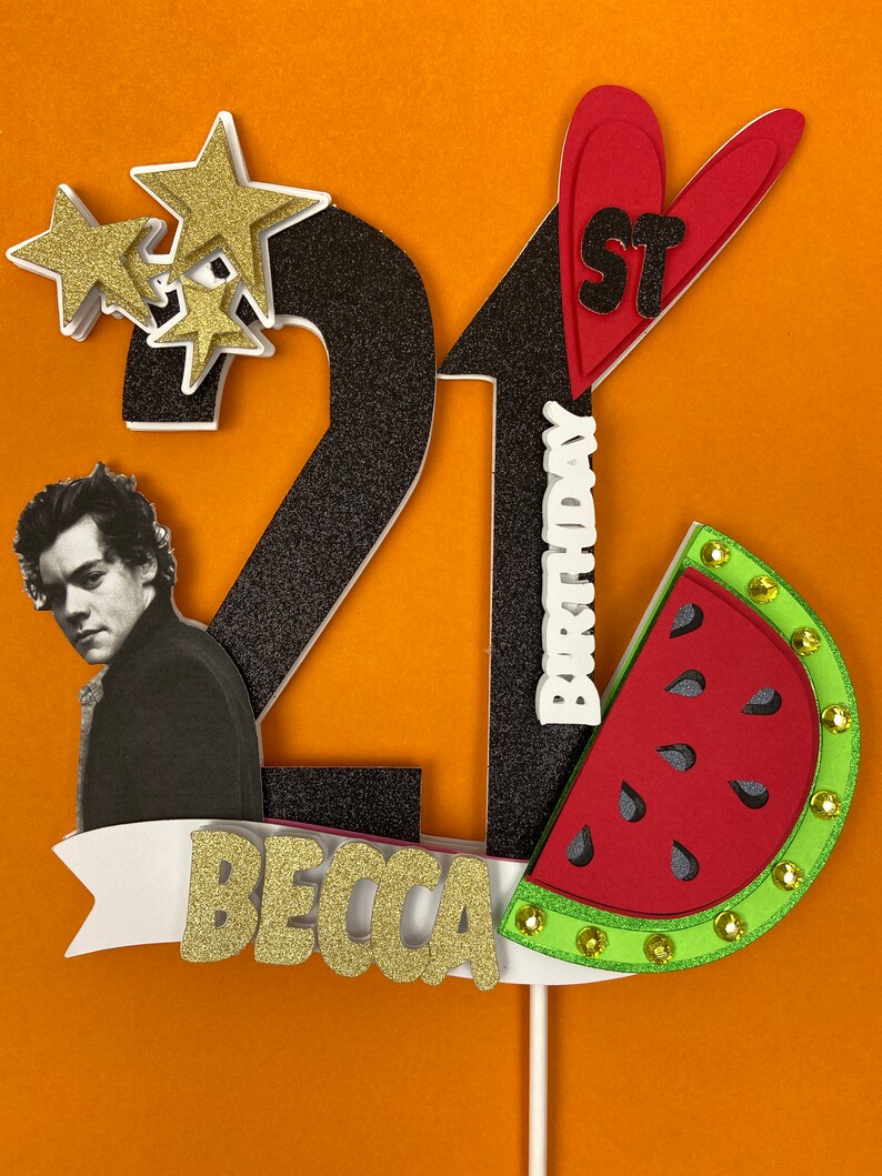 Harry Styles Cake Topper
