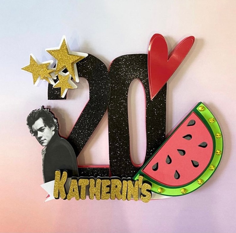 Harry Styles Cake Topper