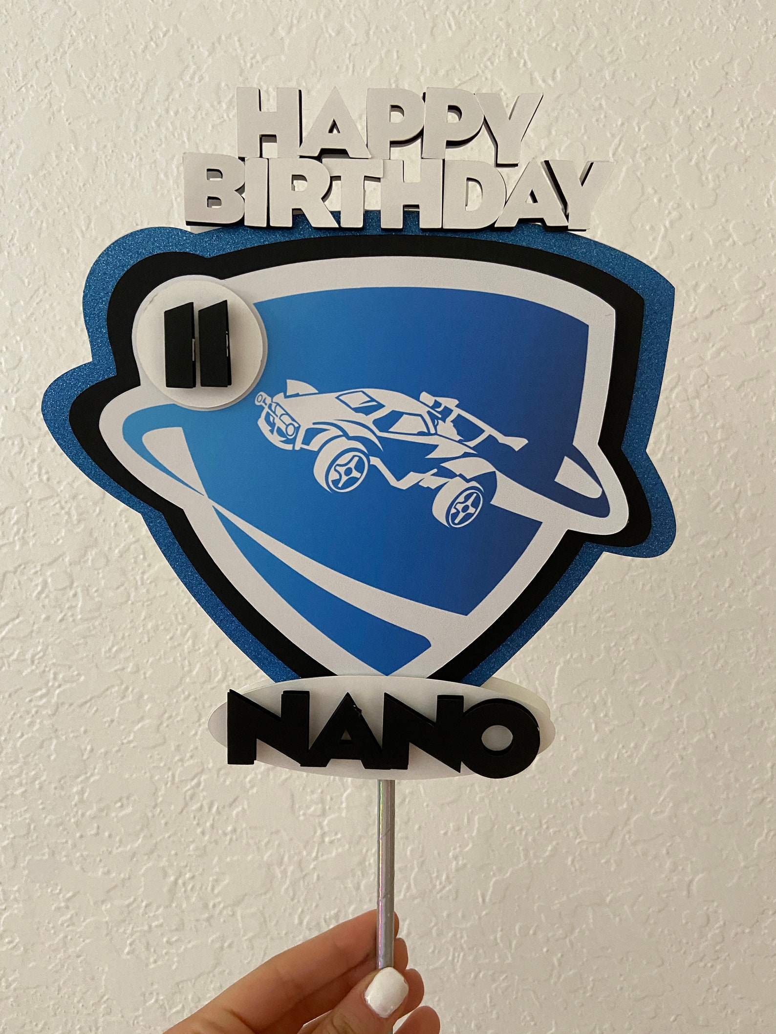 Rocket League Cake Topper Etsy