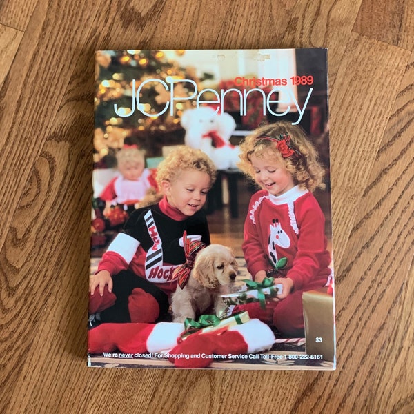 1989 JCPenney Christmas Catalog, 100's of Color Photo's, Like New in original shipping sleeve, 571 pages! Lego, Disney, Marvel, Barbie, NFL