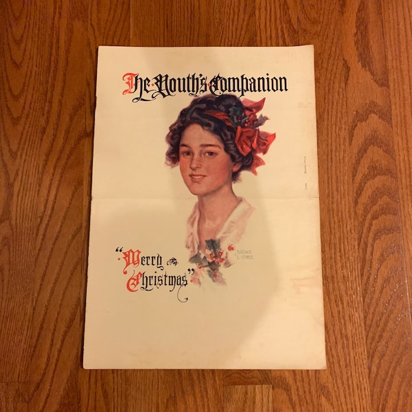 RARE 1910 The Youth Companion, December, Gibson Girls, Fashion, Gifts,