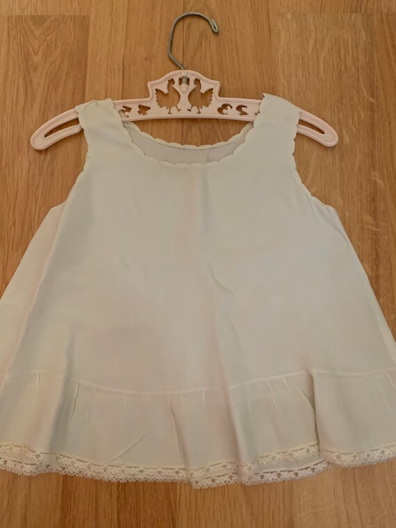 1950's Sheer Mint Green Dress with Under Slip Include… Gem