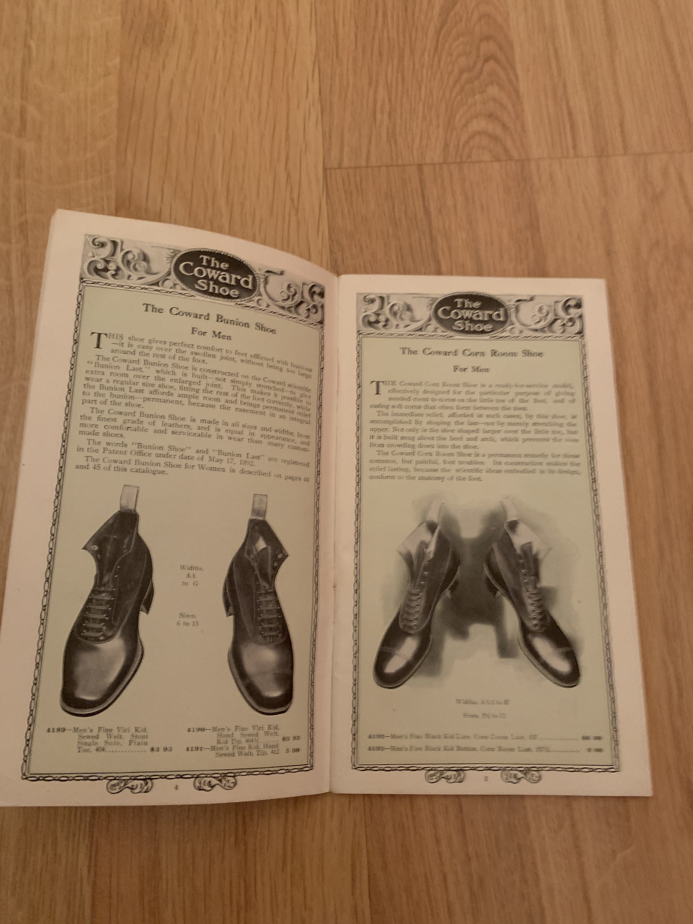 1910 the Coward Shoe Catalog, J.S. Coward, New York, 100's of Photo's