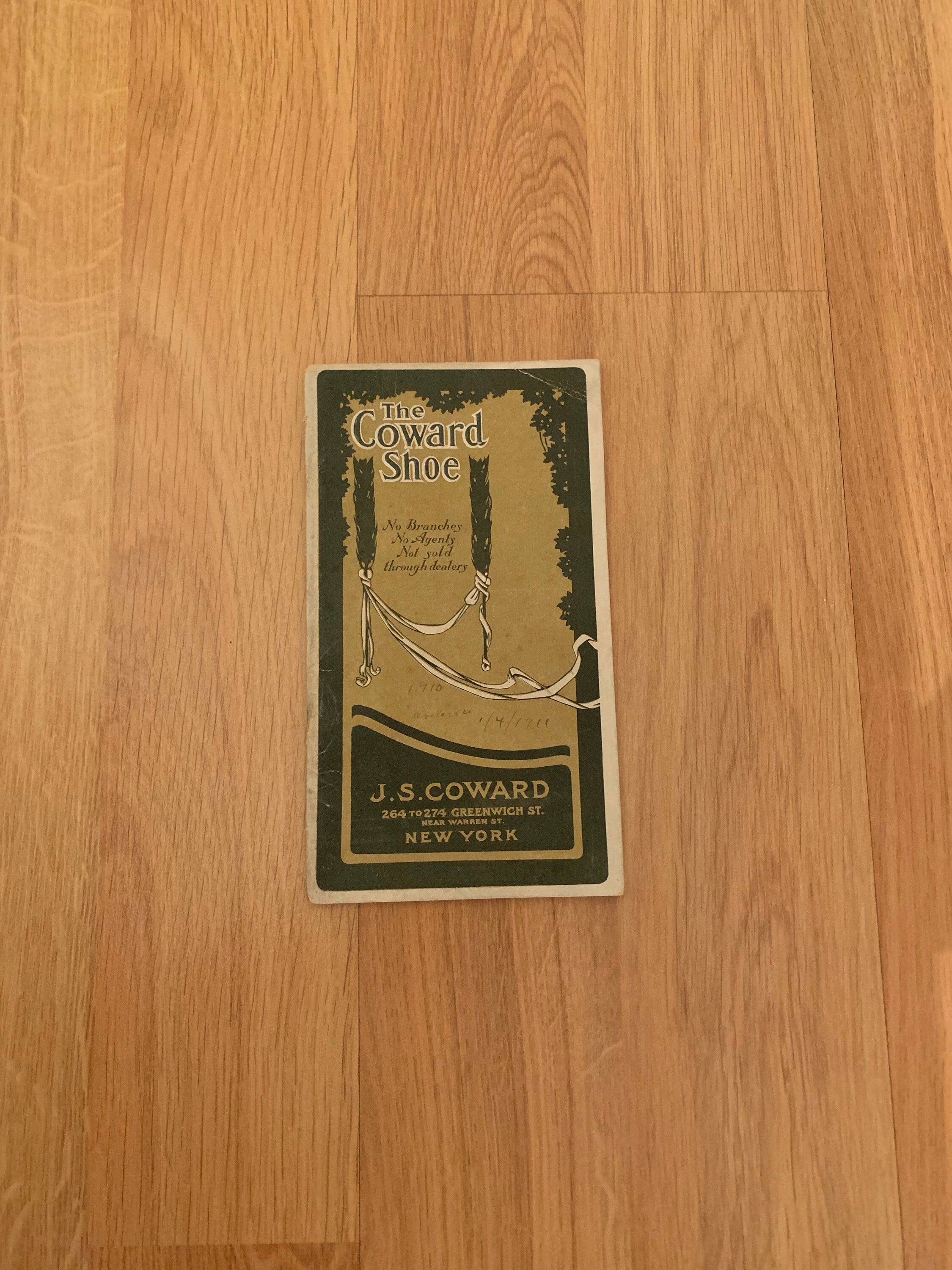 1910 the Coward Shoe Catalog, J.S. Coward, New York, 100's of Photo's