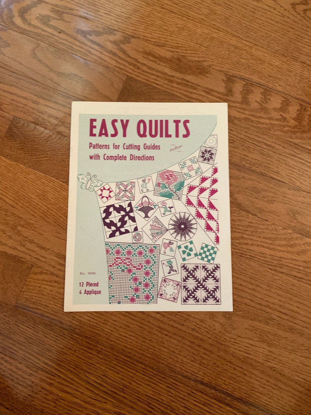1958 Aunt Martha's Quilts Modern Colonial, Patterns for Cutting Guides ...