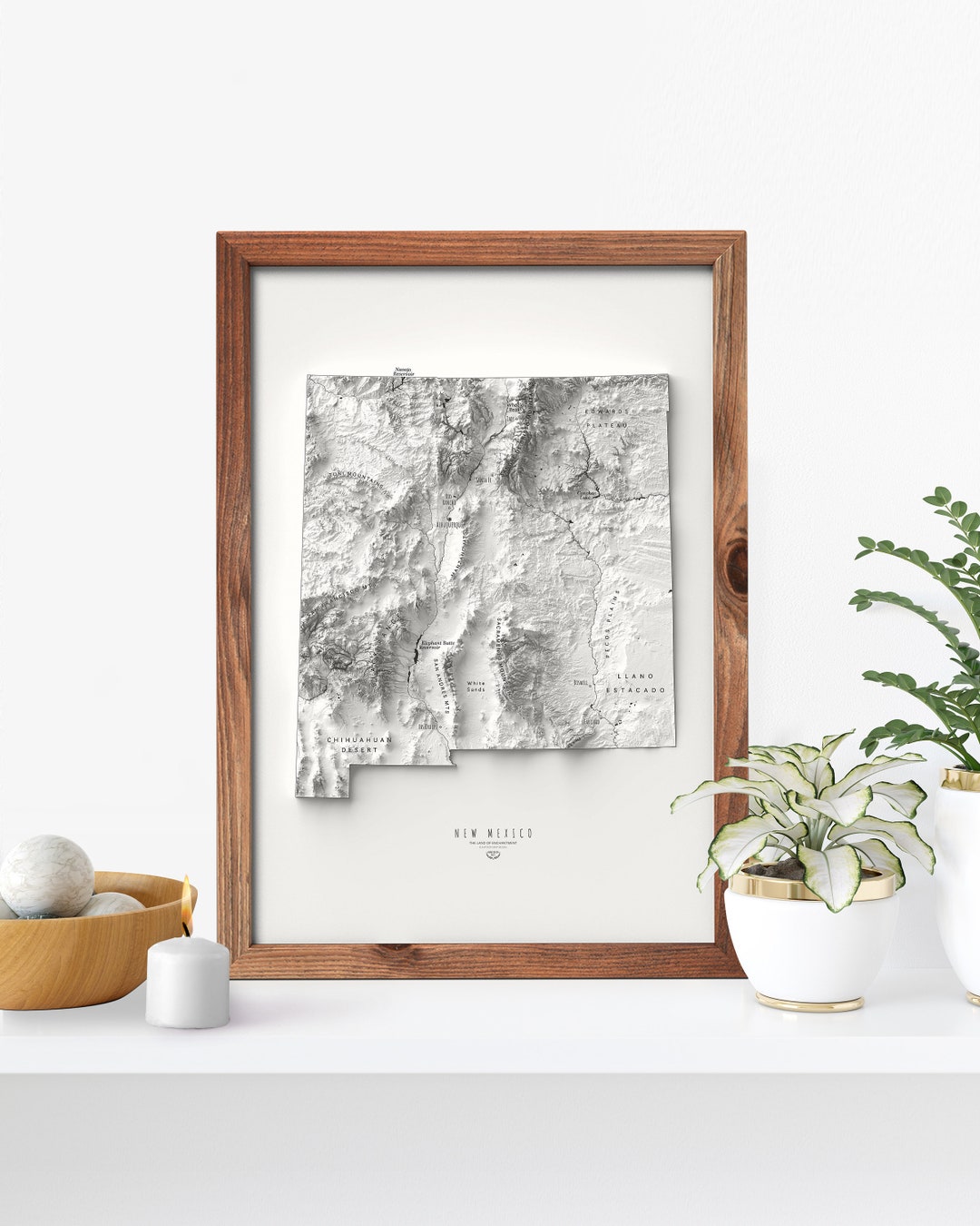 New Mexico Wall Decor Premium Giclée Print on Fine Art Matte Paper