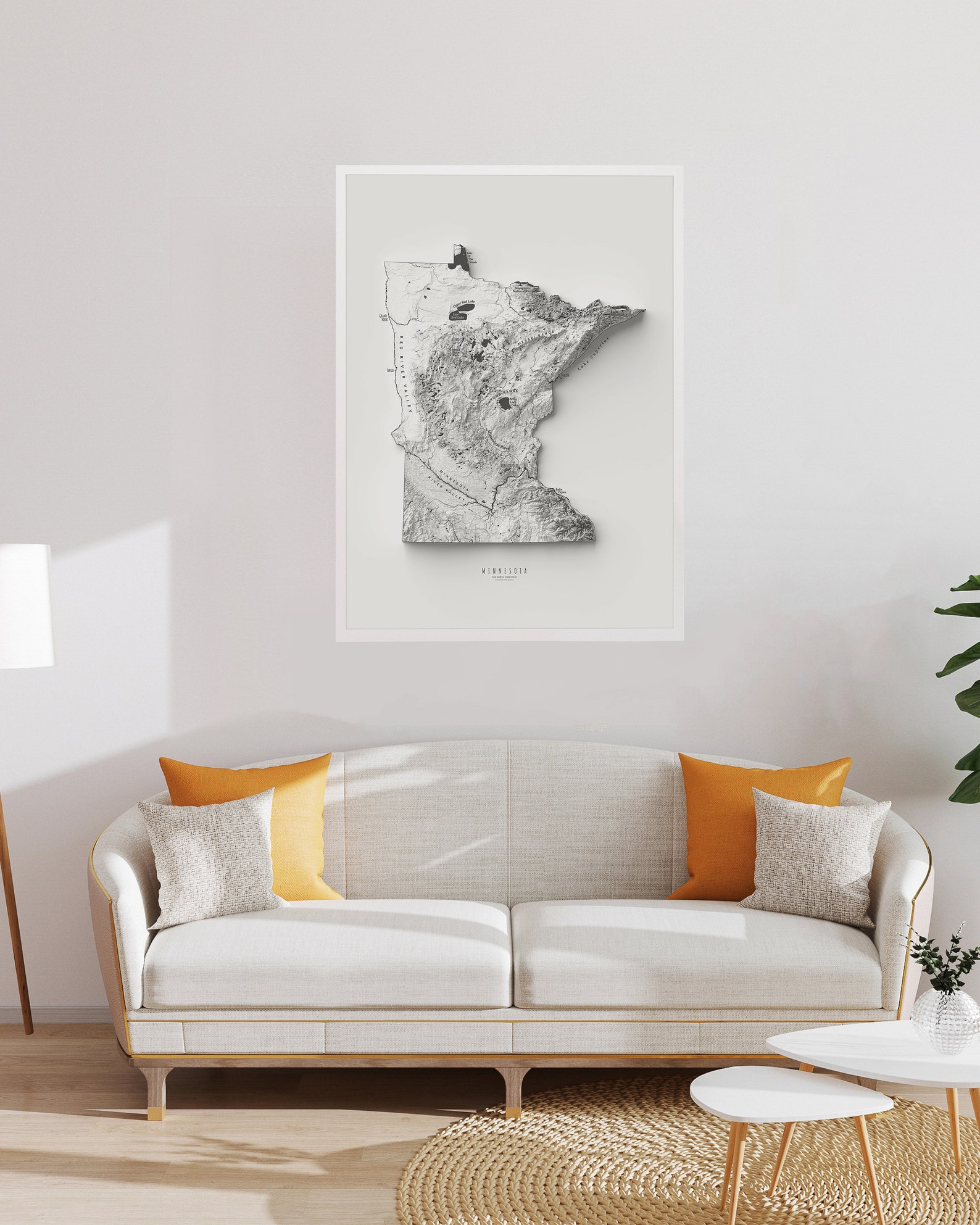 Minnesota Wall Decor Premium Giclée Print on Fine Art Matte Etsy Israel