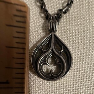 Ensemble collier et boucles d'oreilles Brighton vintage ton argent 36 pouces image 4