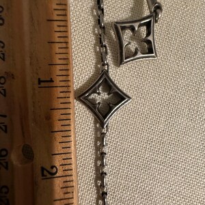 Ensemble collier et boucles d'oreilles Brighton vintage ton argent 36 pouces image 7