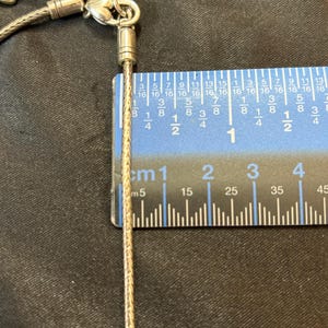 Brighton Long Silver Tone Necklace Scroll Circle Pendant Pre-Owned As Is Bild 4