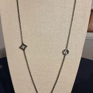 Ensemble collier et boucles d'oreilles Brighton vintage ton argent 36 pouces image 5