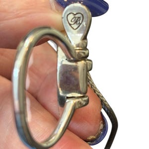 Brighton Long Silver Tone Necklace Scroll Circle Pendant Pre-Owned As Is Bild 3