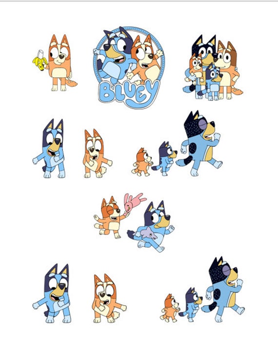 Bluey Decals