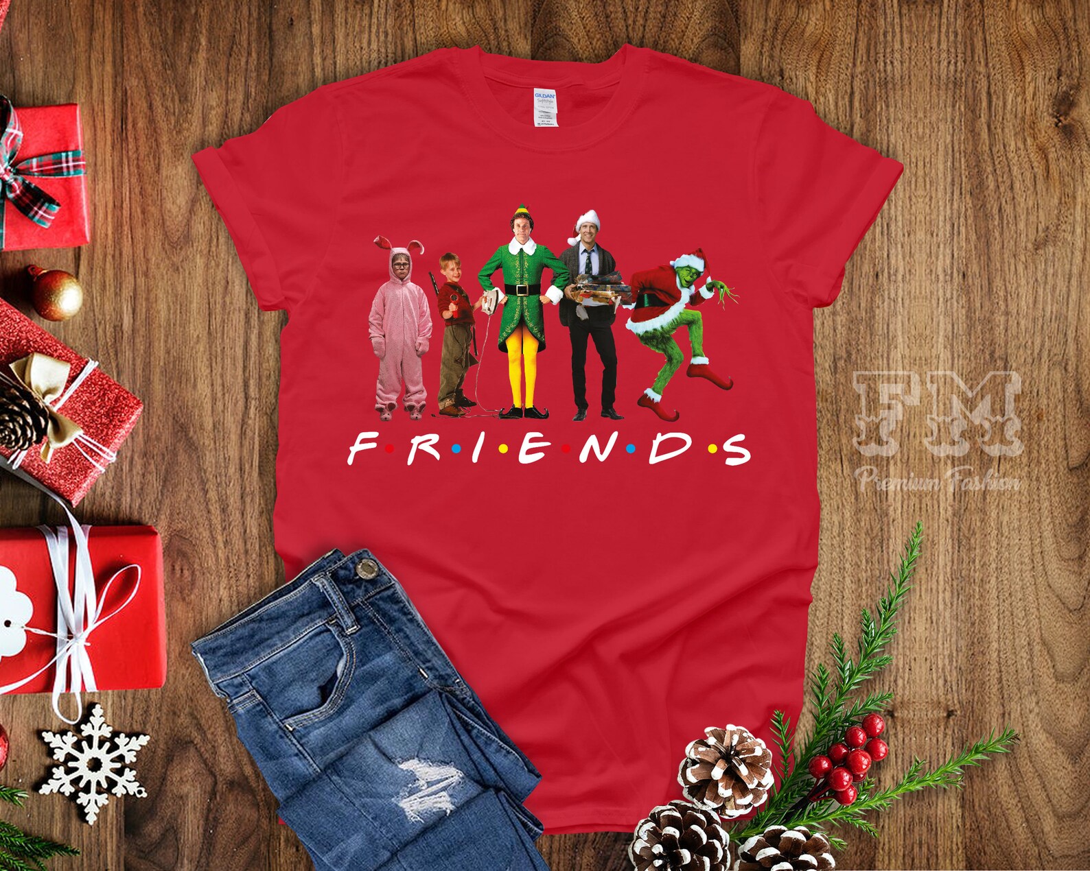 Friends Christmas Shirts 