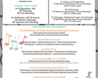5113 Music: Content Knowledge | Resource Guide