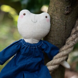 DIY Frog Plushie Soft Toy Sewing Pattern | Cute Scandi Rag Fabric Cloth ...