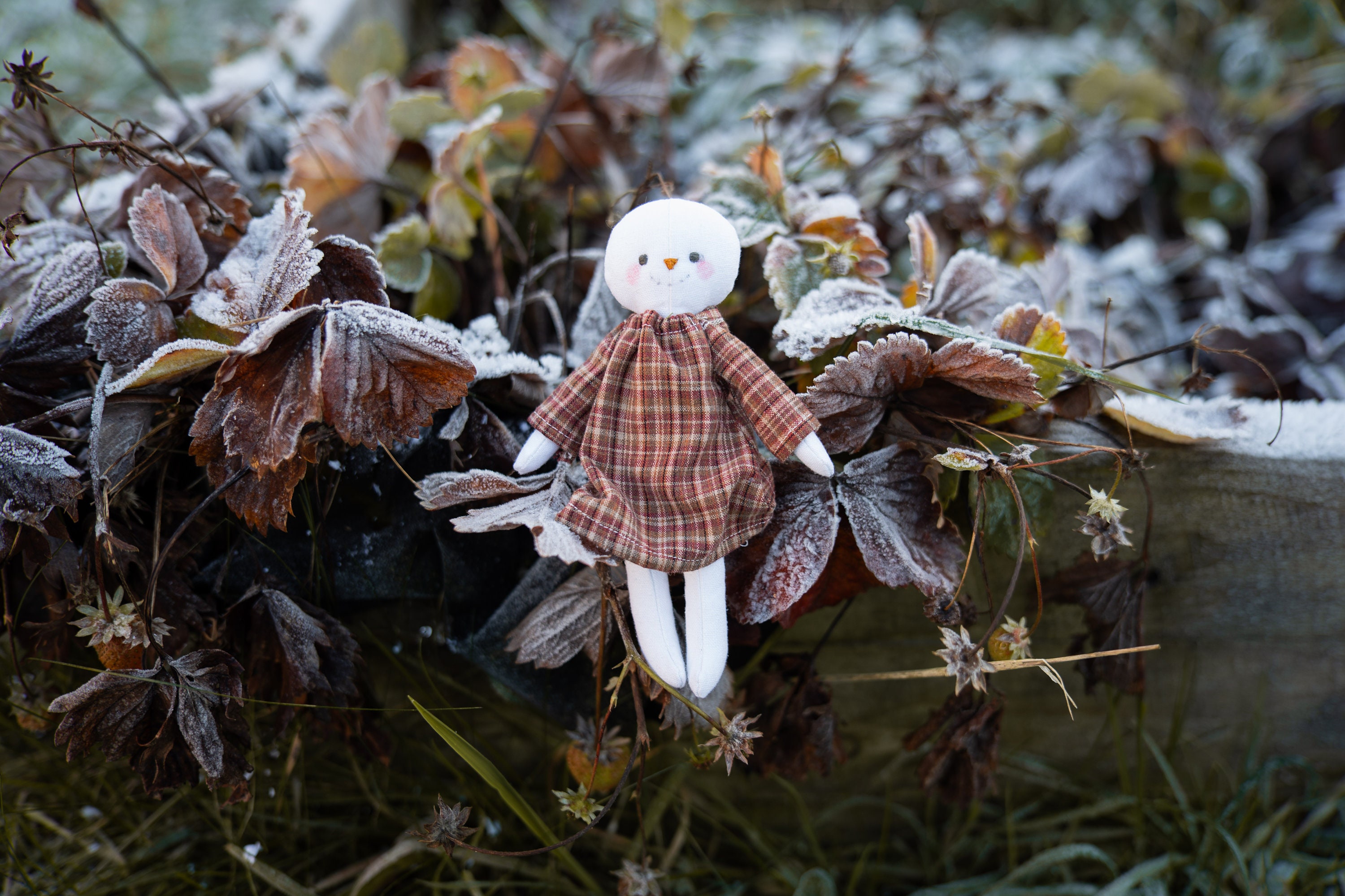 DIY Mini Mum Snowman & Dress Toy Sewing Pattern | Cute Kawaii Scandi ...