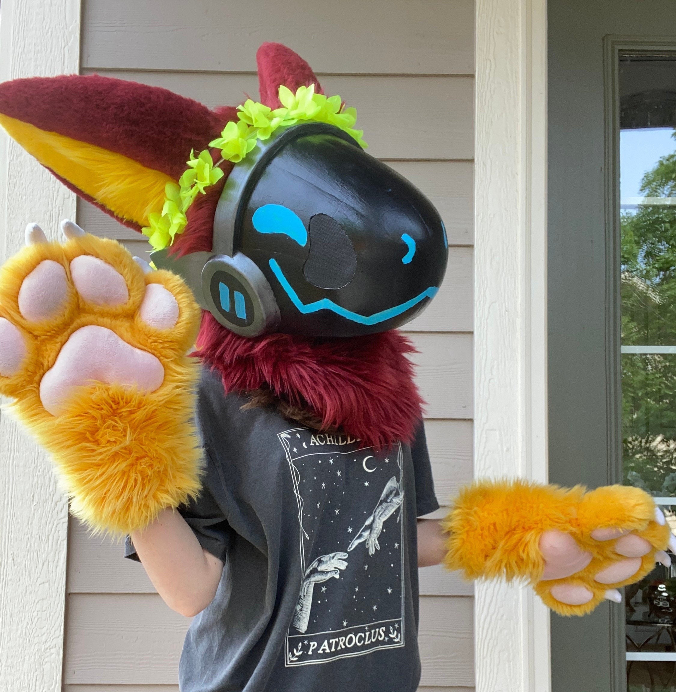 Protogen Fursuit Head WIP #8 + Fursuit Friday