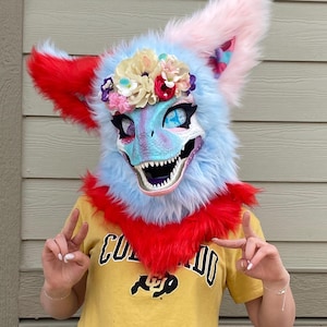 Raptor Mask - Head only- ready to ship - read description